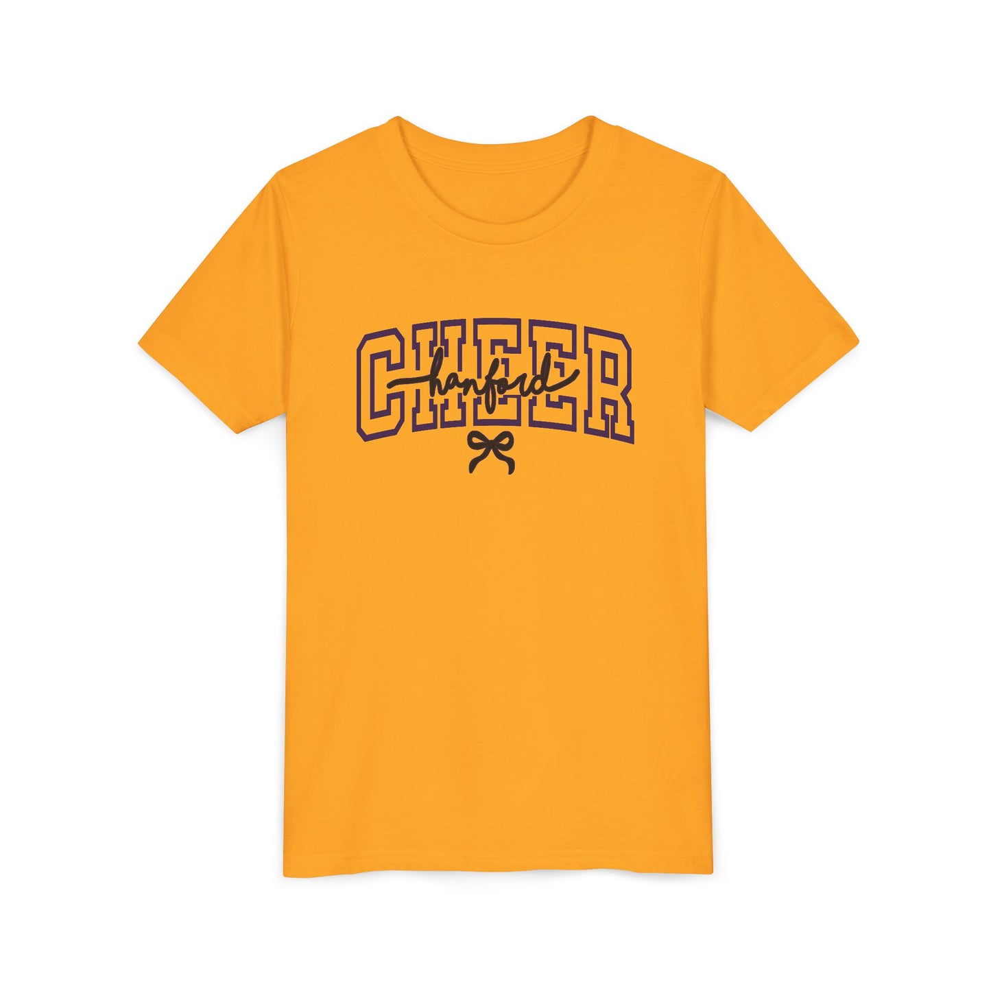 Cheer - Youth T-Shirt - Hanford Cursive
