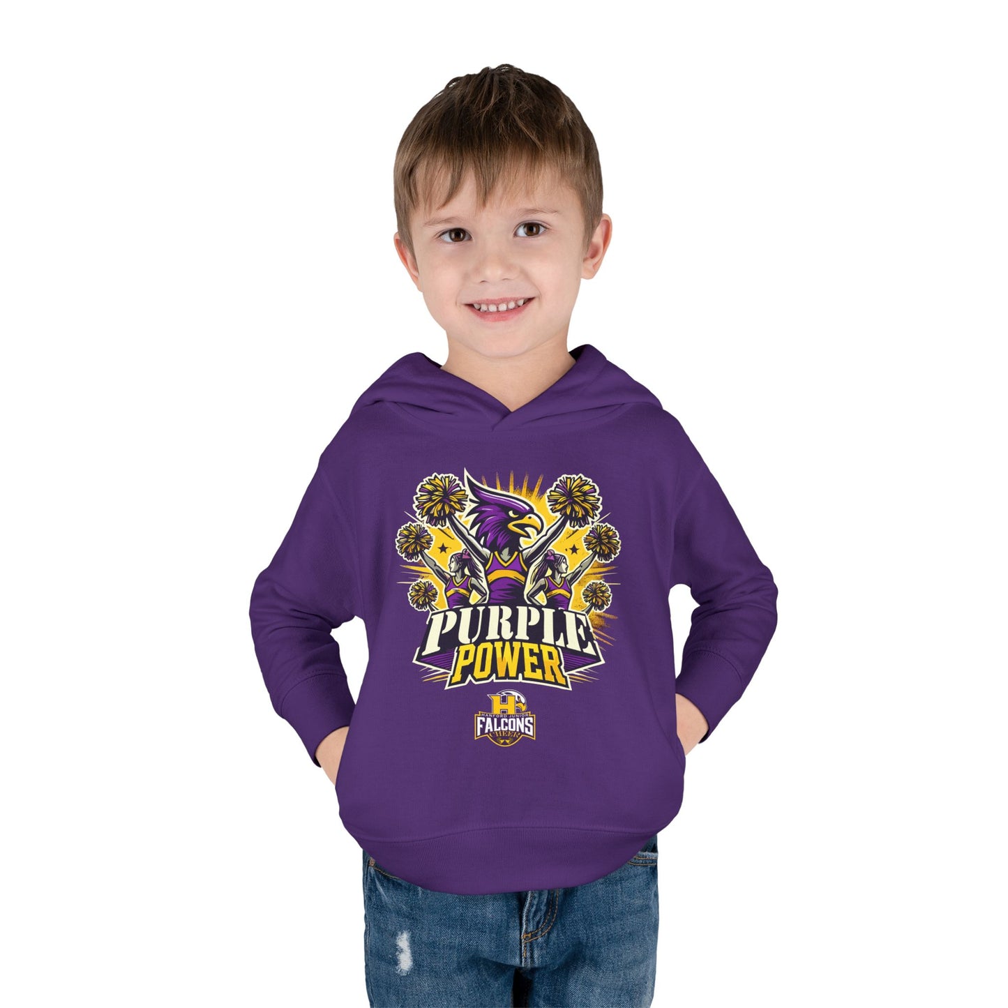 Cheer - Toddler Sweatshirt - Purple Power