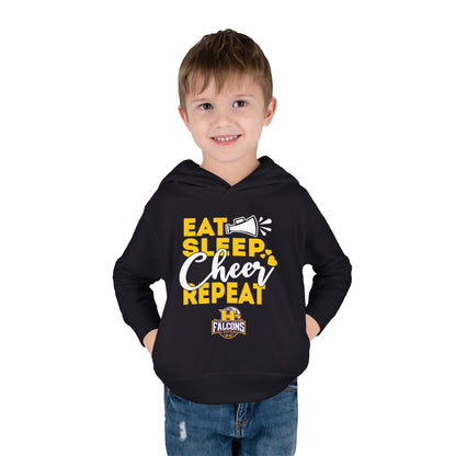 Cheer - Toddler Sweatshirt - Eat Sleep Cheer Repeat