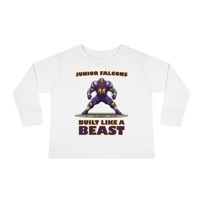 Football - Toddler Long Sleeve - Built like a Beast