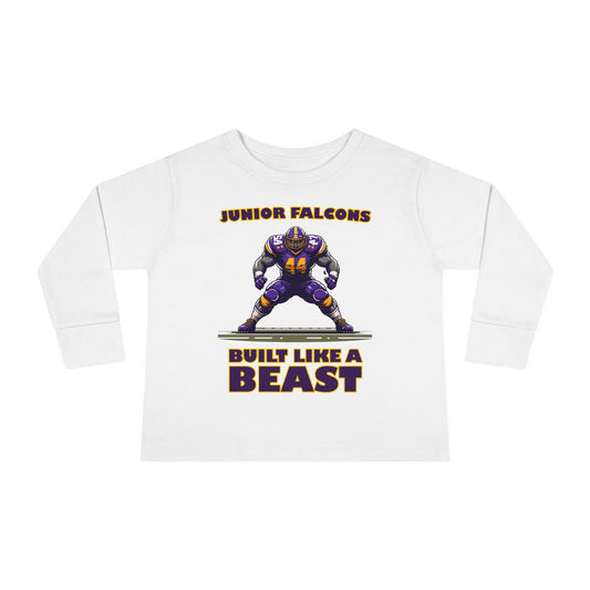 Football - Toddler Long Sleeve - Built like a Beast