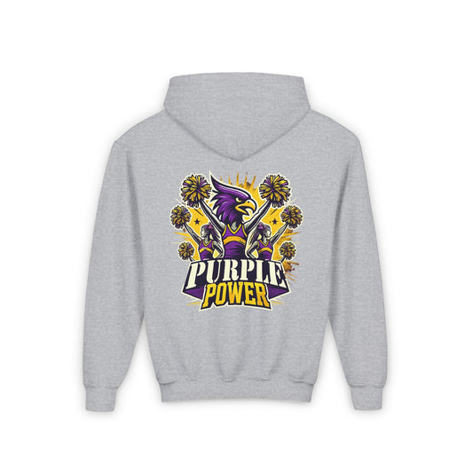 Cheer - Youth Sweatshirt - Purple Power