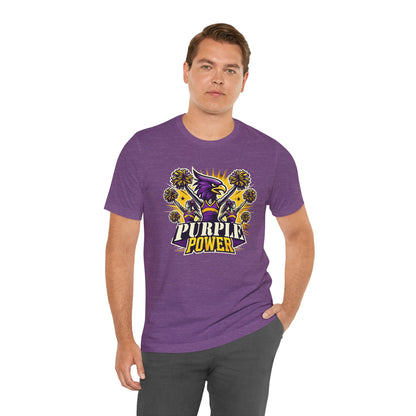 Cheer - Adult T-Shirt - Purple Power