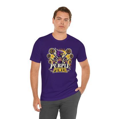 Cheer - Adult T-Shirt - Purple Power