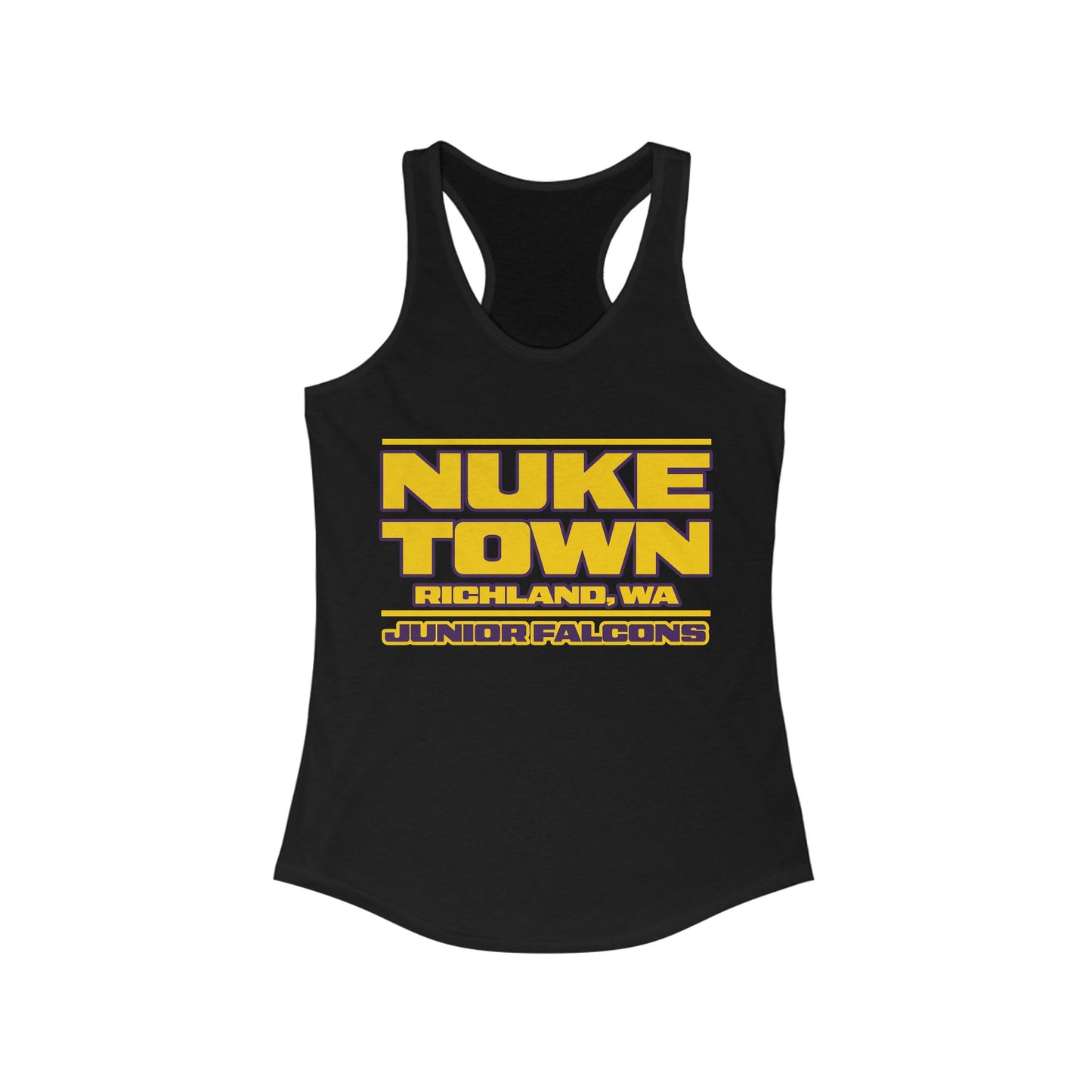 Nuke Town Women's Racerback Tank - Junior Falcons Spirit Wear