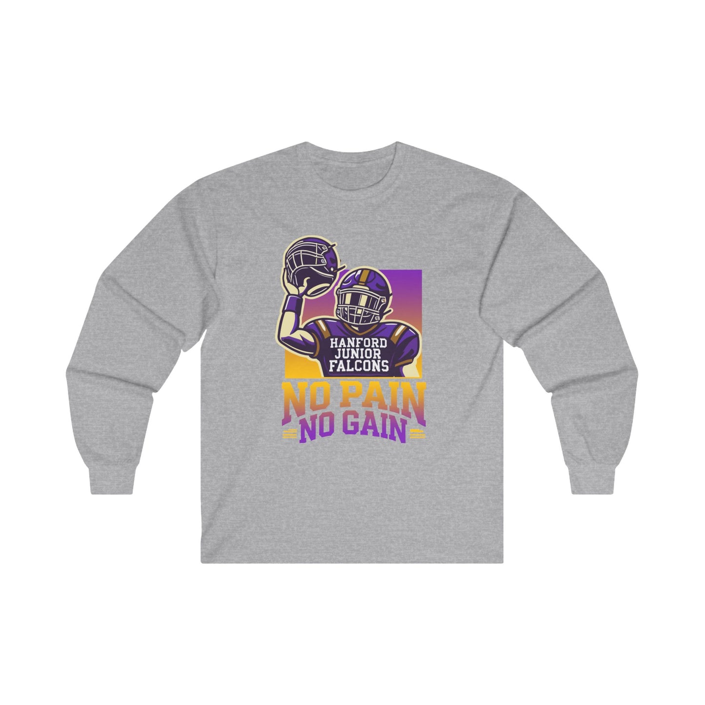 Football - Adult Long Sleeve - No Pain No Gain