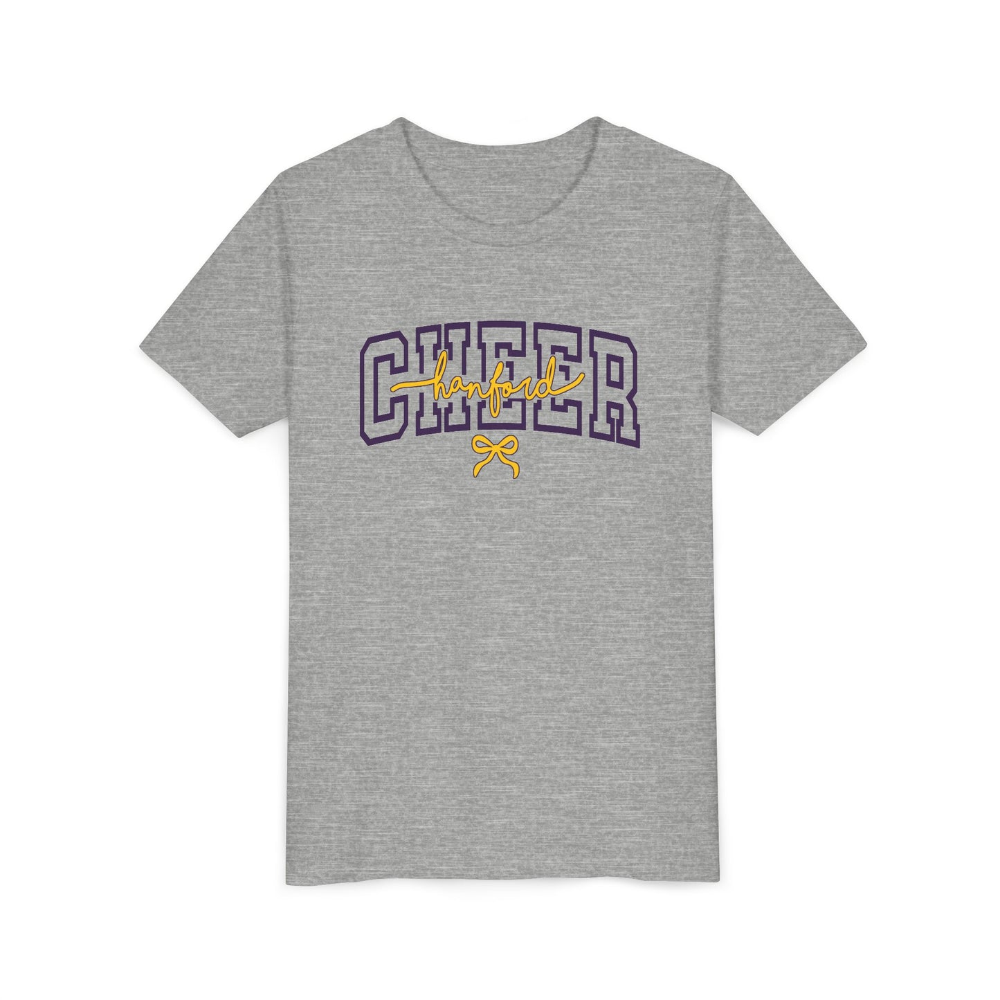 Cheer - Youth T-Shirt - Hanford Cursive