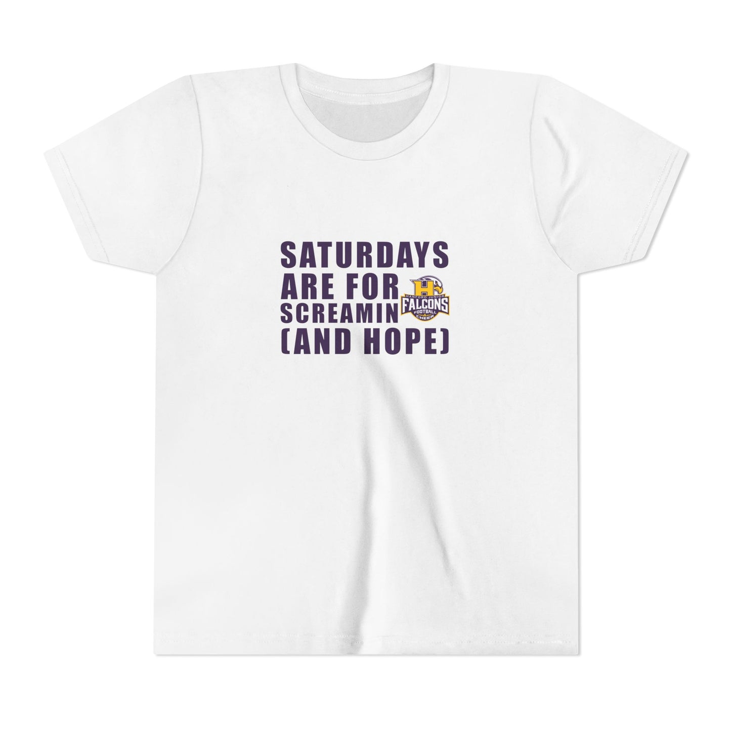Football - Youth T-Shirt - Saturdays are for screamin