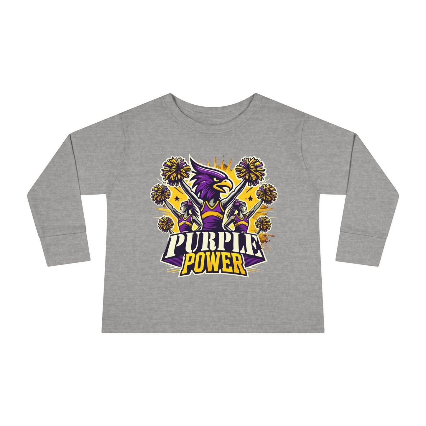 Cheer - Toddler Long Sleeve - Purple Power