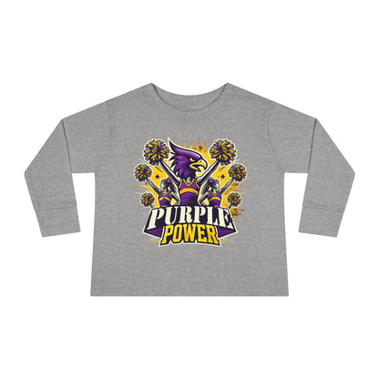 Cheer - Toddler Long Sleeve - Purple Power