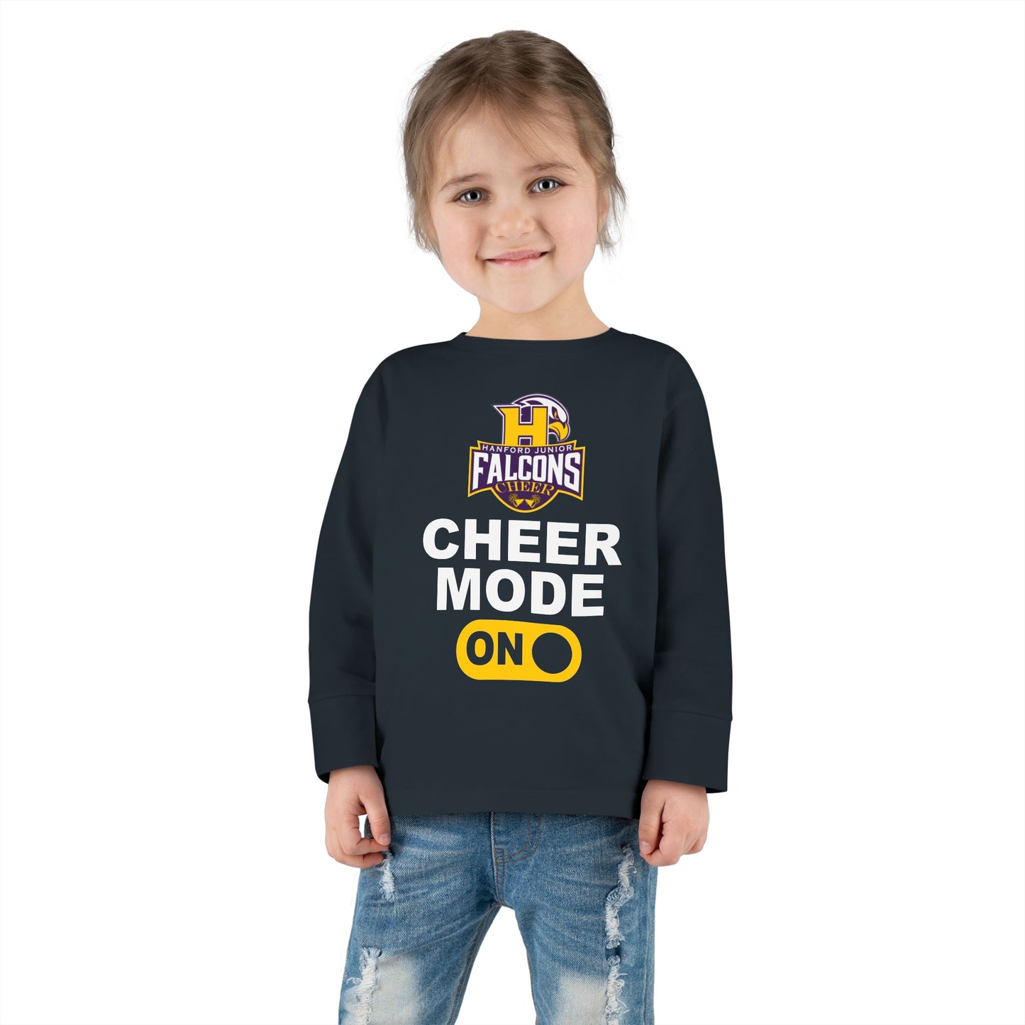 Cheer - Toddler Long Sleeve - Cheer Mode On