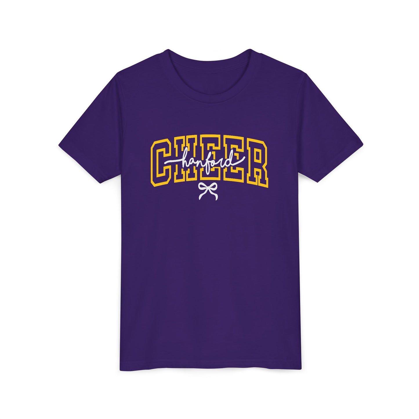Cheer - Youth T-Shirt - Hanford Cursive
