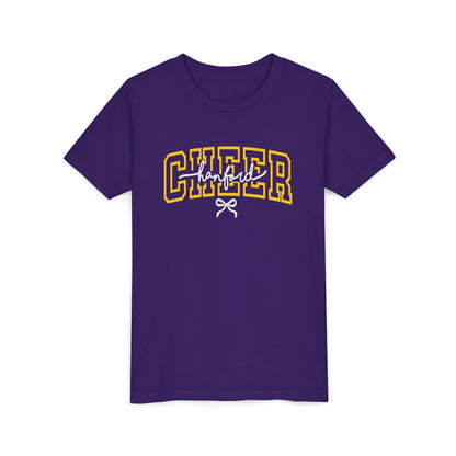 Cheer - Youth T-Shirt - Hanford Cursive