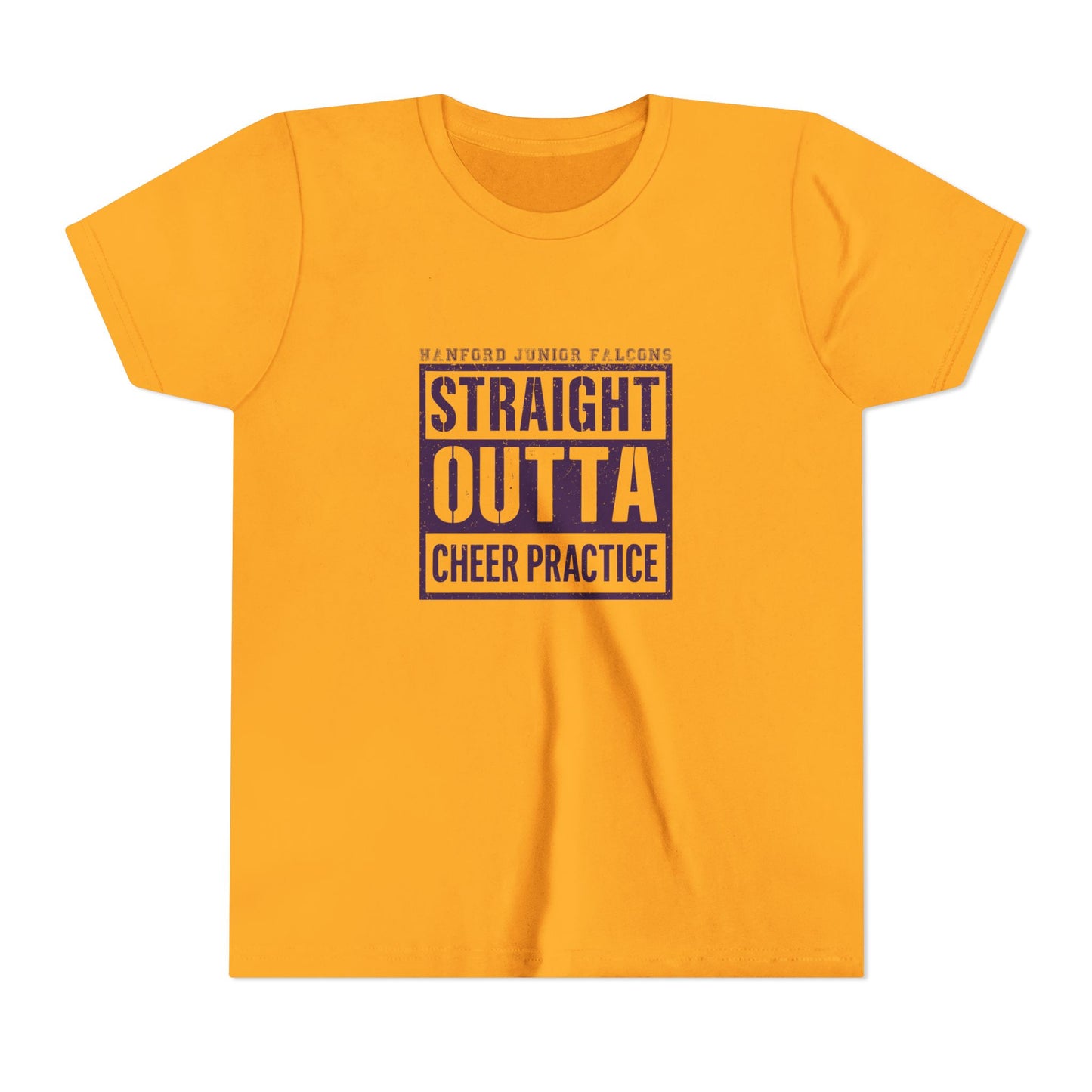 Cheer - Youth T-Shirt - Straight Outta Cheer Practice