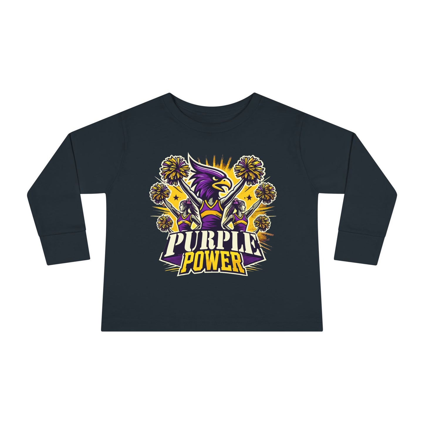 Cheer - Toddler Long Sleeve - Purple Power