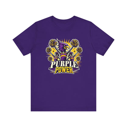 Cheer - Adult T-Shirt - Purple Power