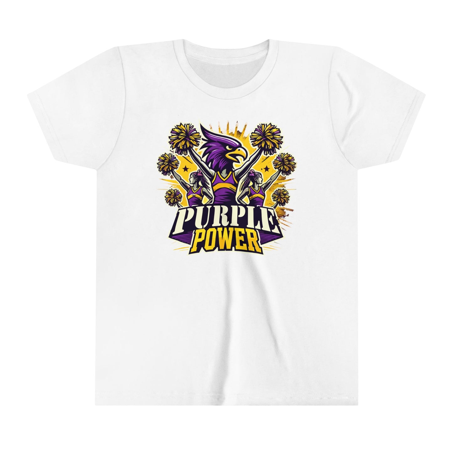 Cheer - Youth T-Shirt - Purple Power