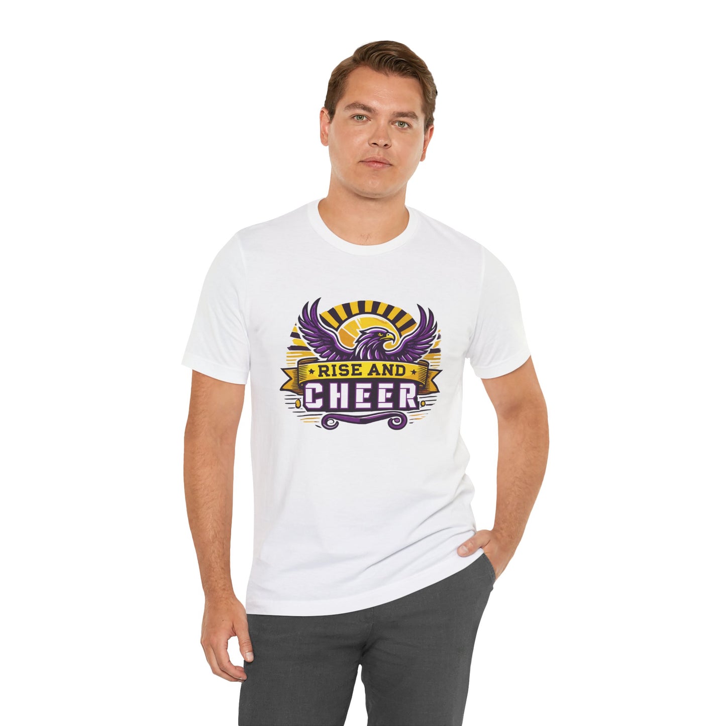 Cheer - Adult T-Shirt - Rise and Cheer