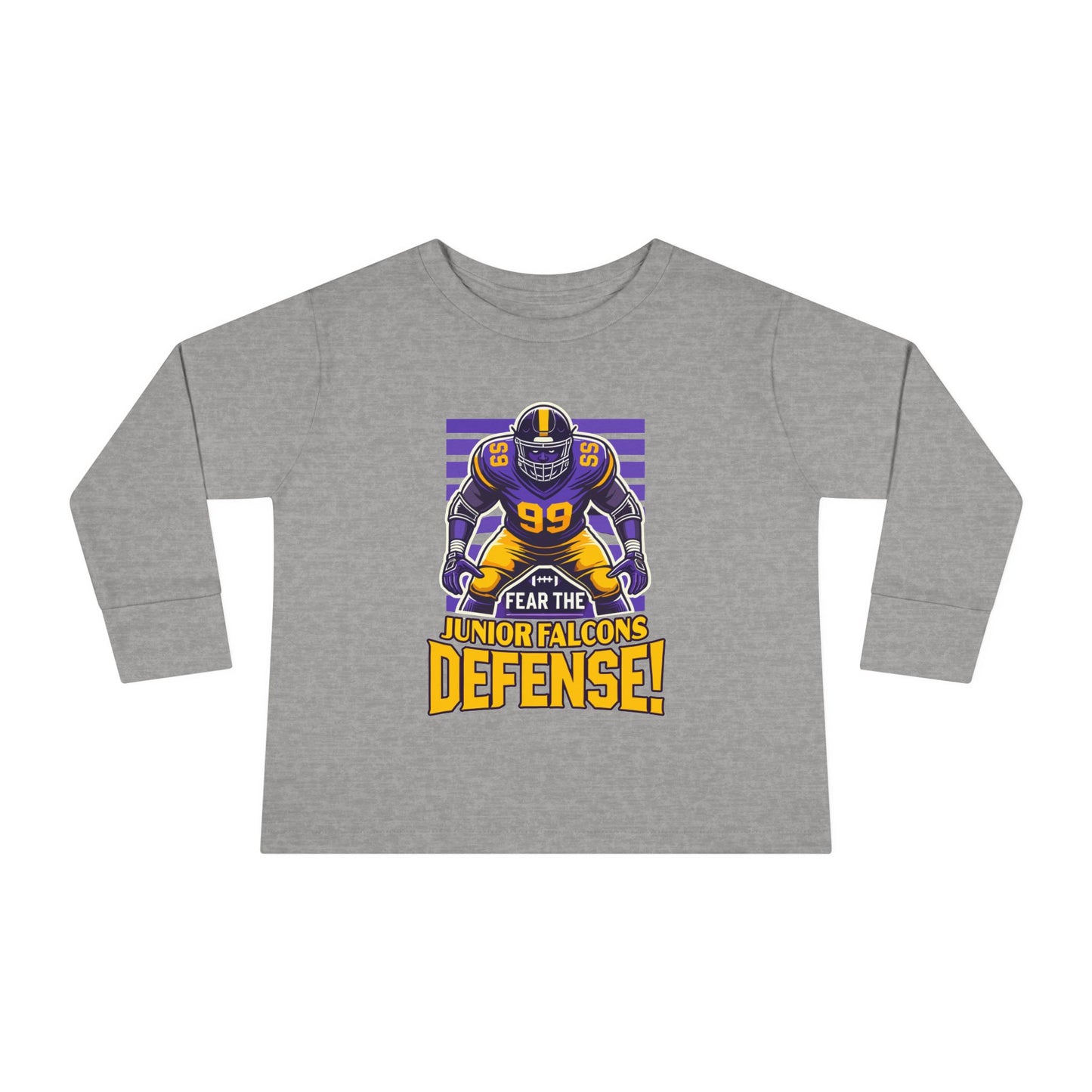 Football - Toddler Long Sleeve - Fear the Defense