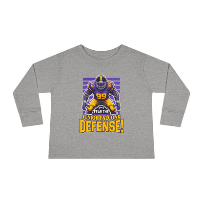 Football - Toddler Long Sleeve - Fear the Defense