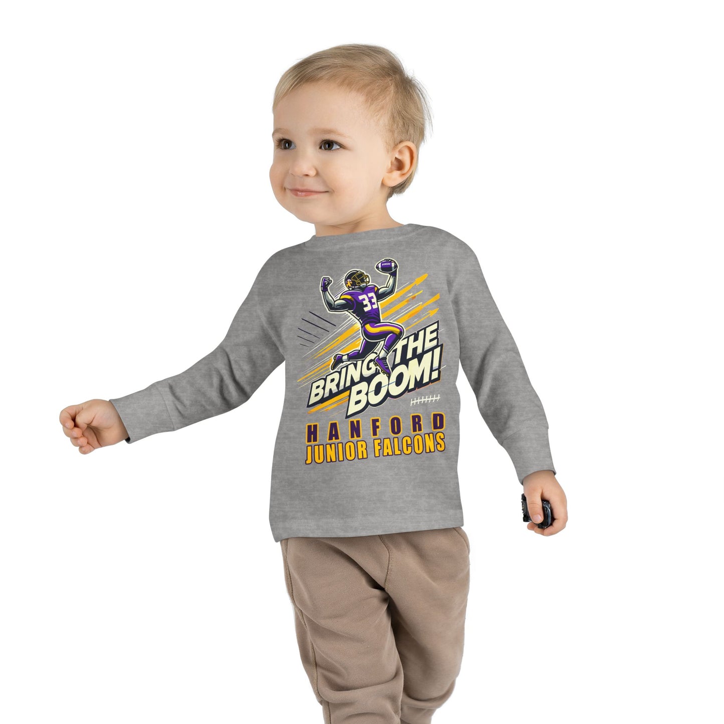 Football - Toddler Long Sleeve - Bring the Boom