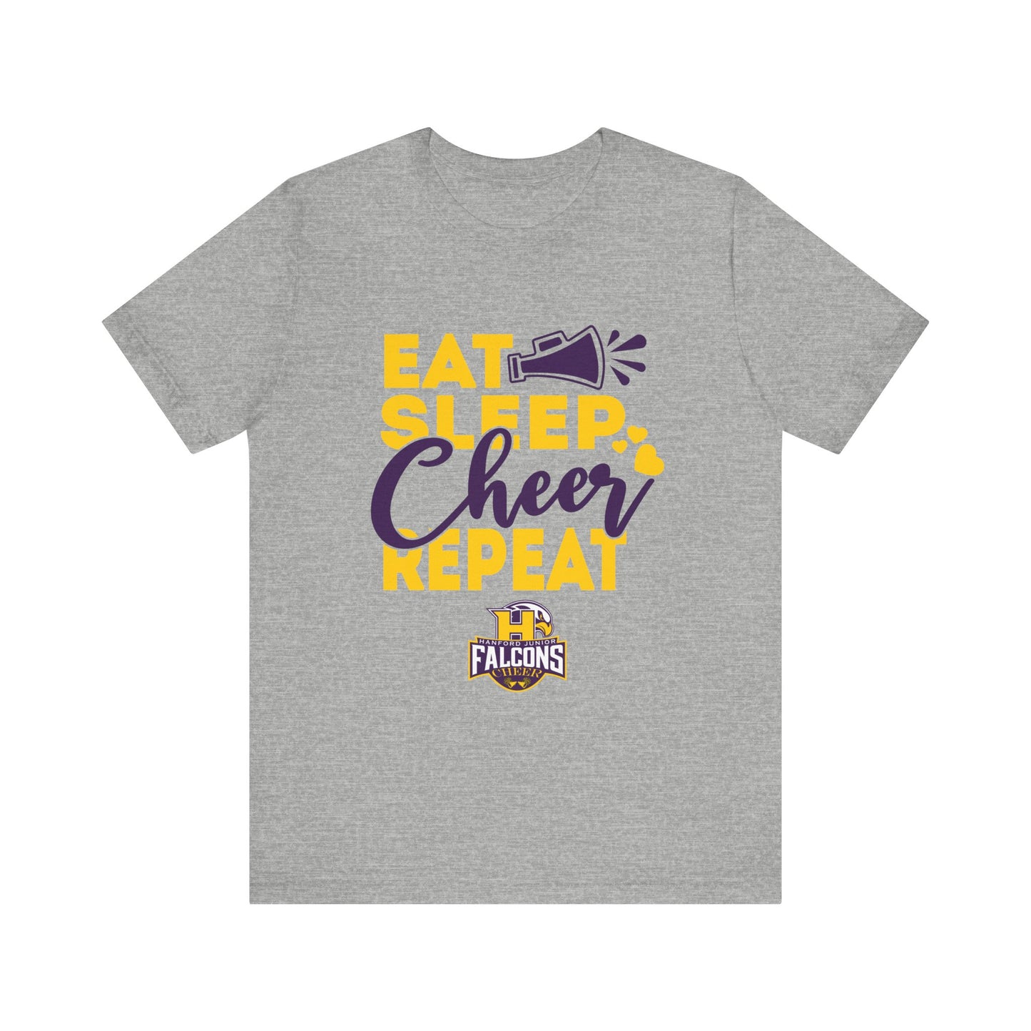 Cheer - Adult T-Shirt - Eat, Sleep, Cheer, Repeat