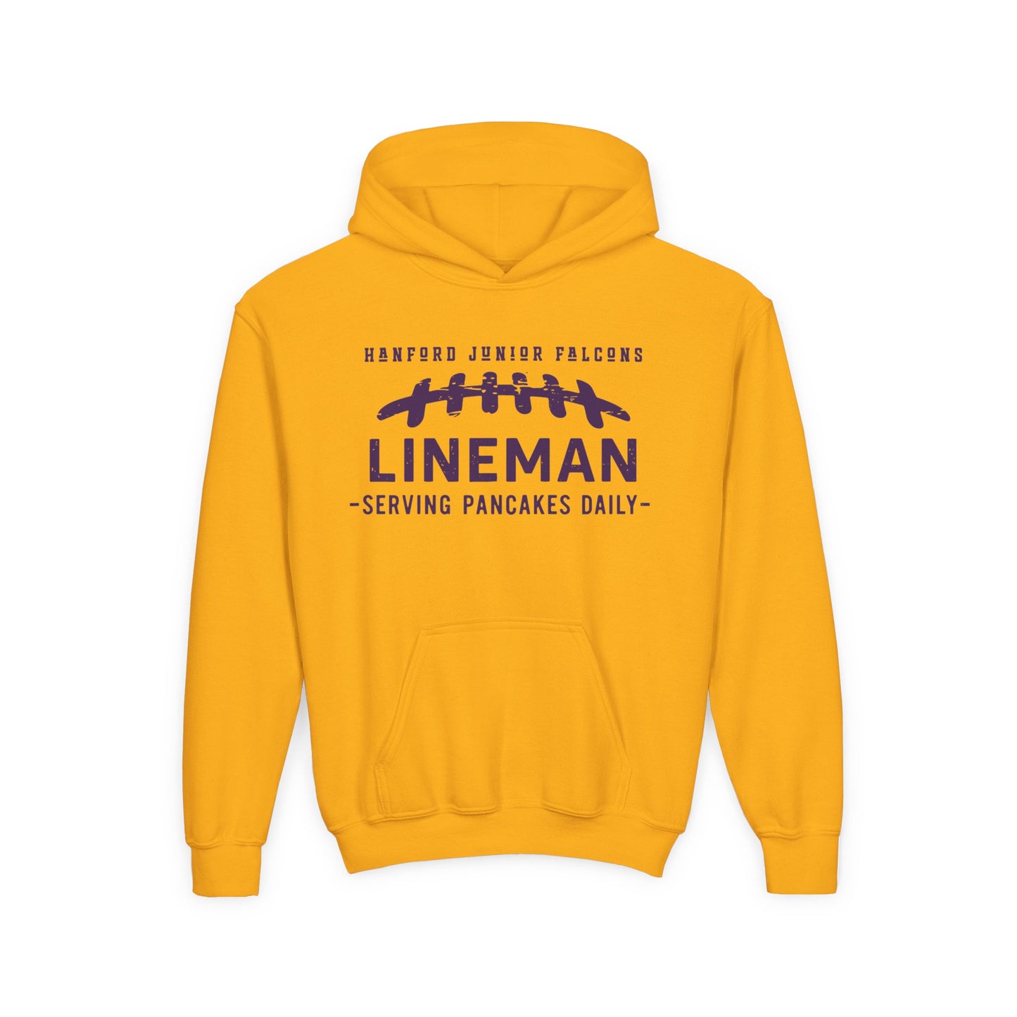 Football - Youth Sweatshirt - Line Serving Pancakes Daily