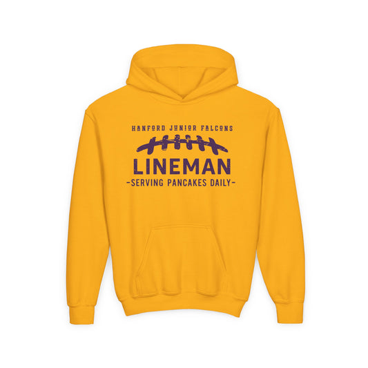 Football - Youth Sweatshirt - Line Serving Pancakes Daily