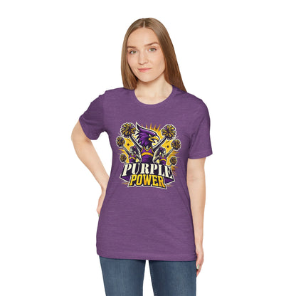 Cheer - Adult T-Shirt - Purple Power