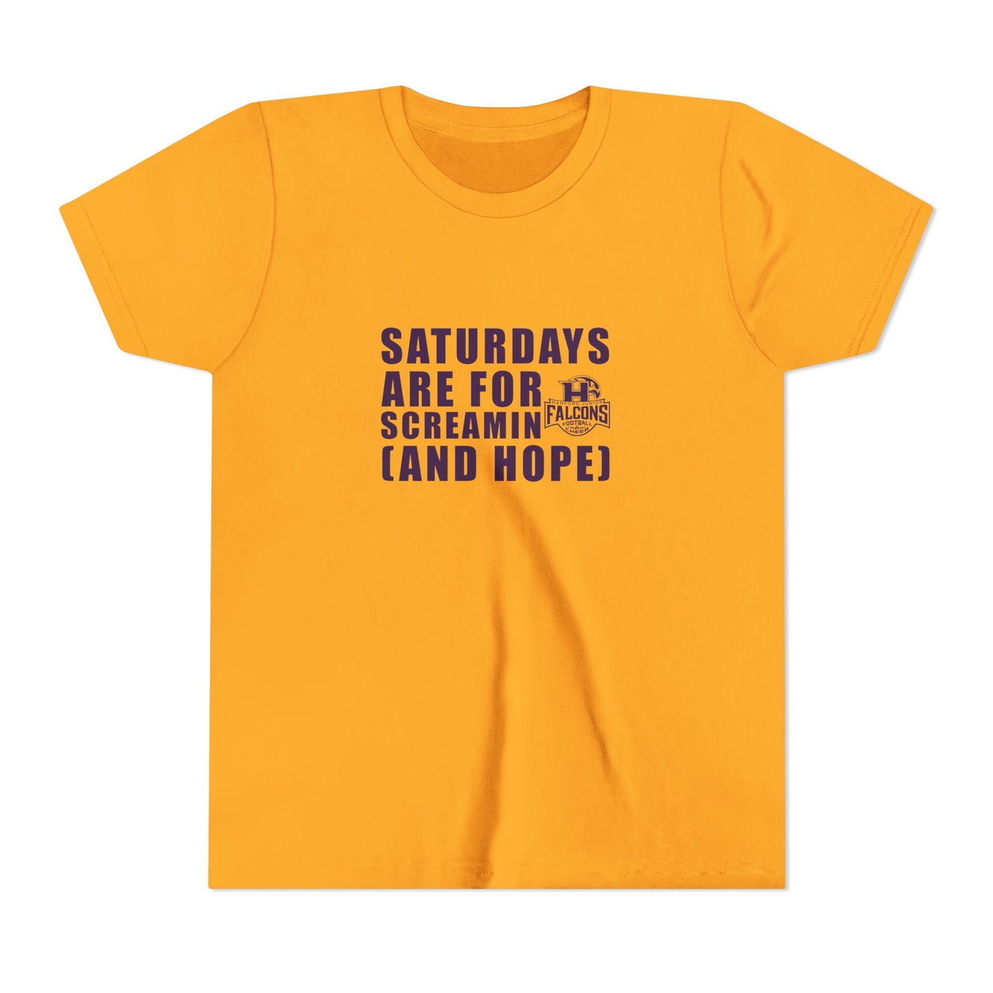 Football - Youth T-Shirt - Saturdays are for screamin