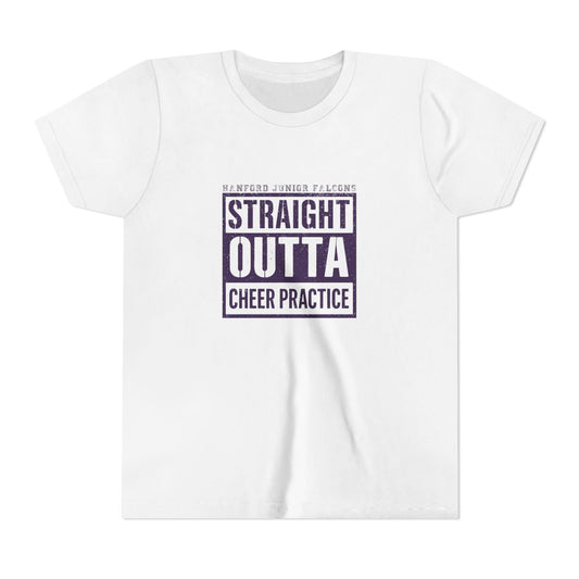 Cheer - Youth T-Shirt - Straight Outta Cheer Practice