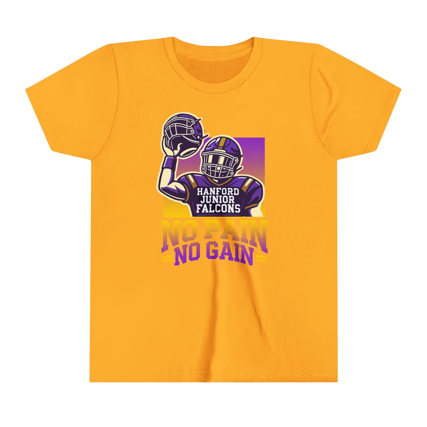 Football - Youth T-Shirt - No Pain No Gain