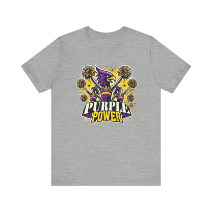 Cheer - Adult T-Shirt - Purple Power