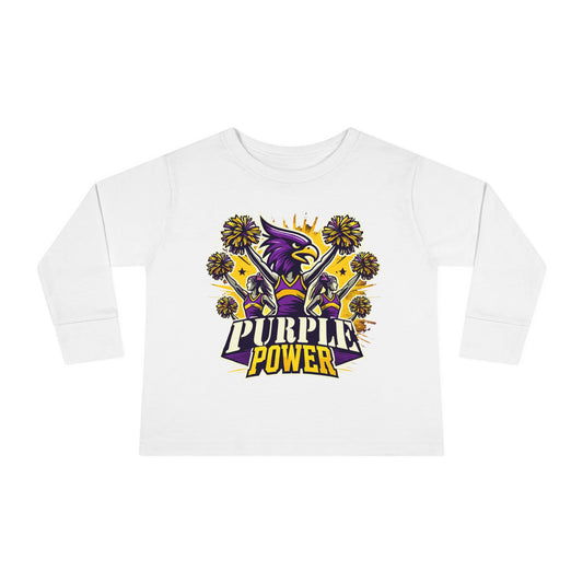 Cheer - Toddler Long Sleeve - Purple Power