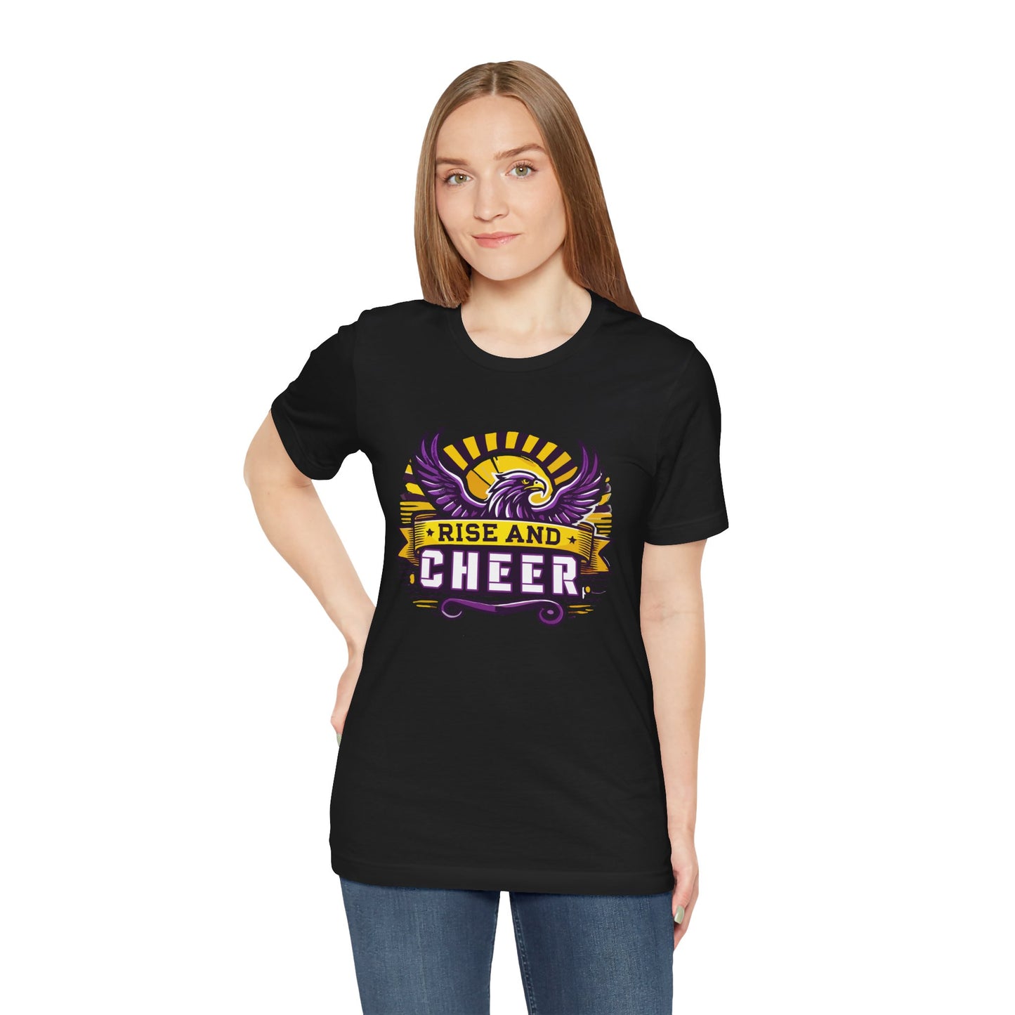 Cheer - Adult T-Shirt - Rise and Cheer