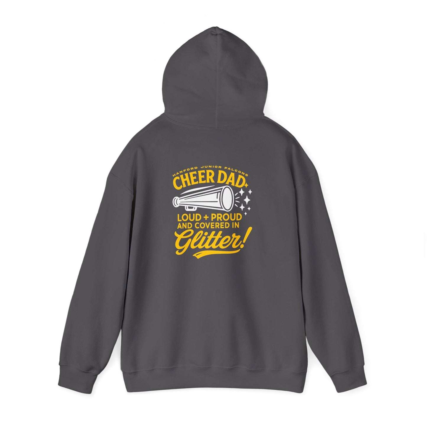 Cheer - Adult Sweatshirt - Cheer Dad: Loud, Proud, and covered in glitter