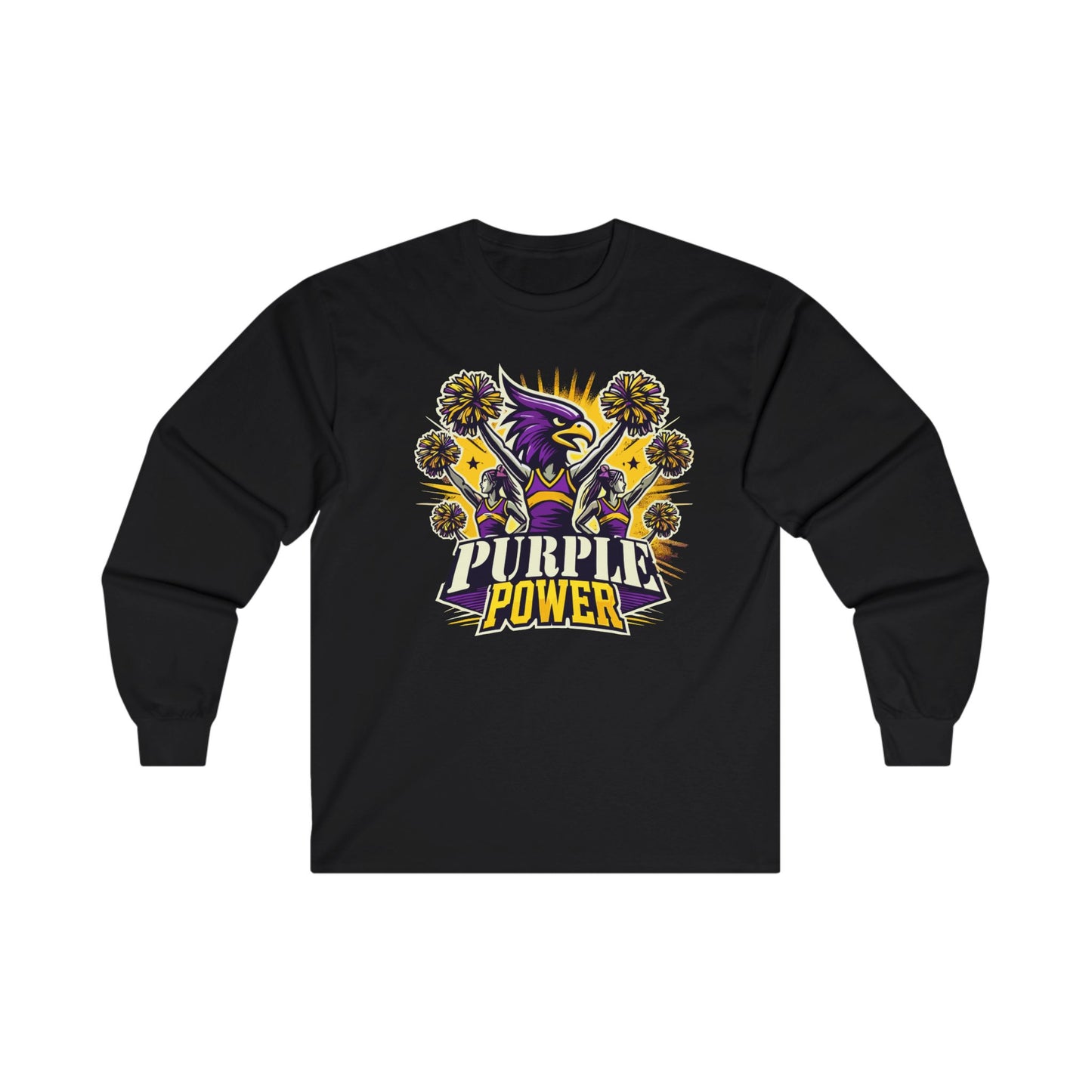 Cheer - Adult Long Sleeve - Purple Power