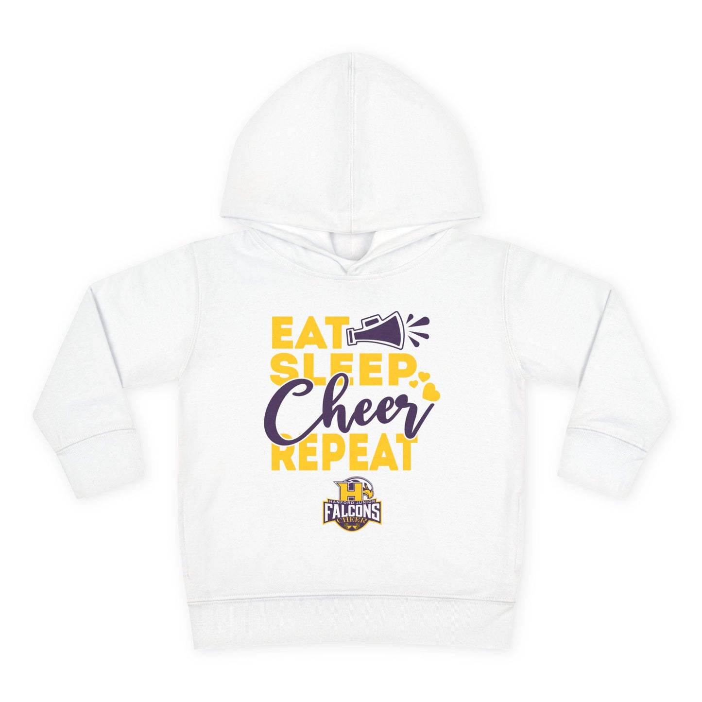 Cheer - Toddler Sweatshirt - Eat Sleep Cheer Repeat