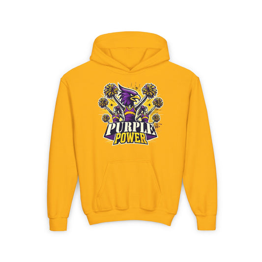 Cheer - Youth Sweatshirt - Purple Power