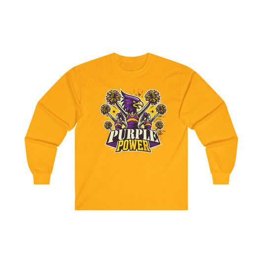 Cheer - Adult Long Sleeve - Purple Power