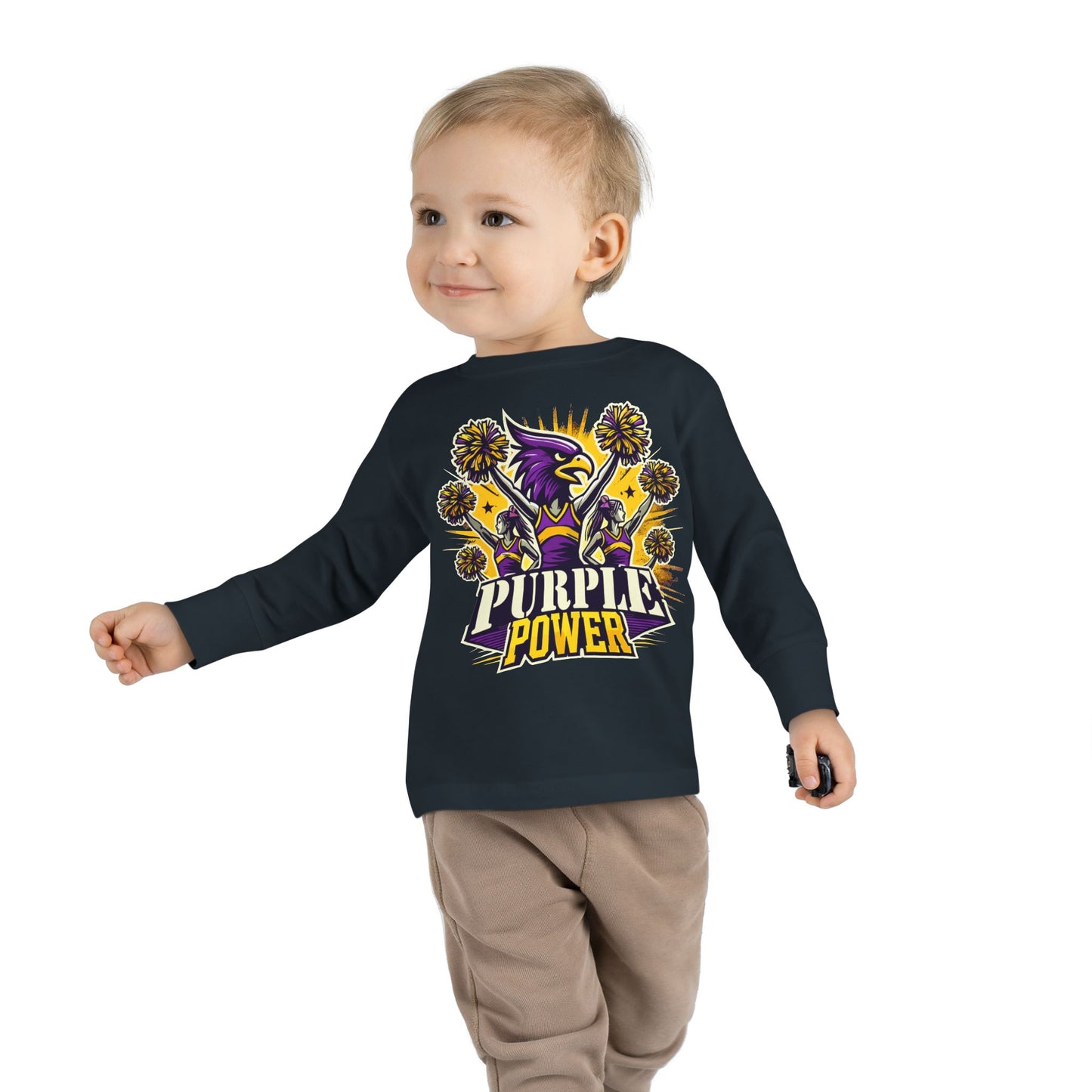 Cheer - Toddler Long Sleeve - Purple Power