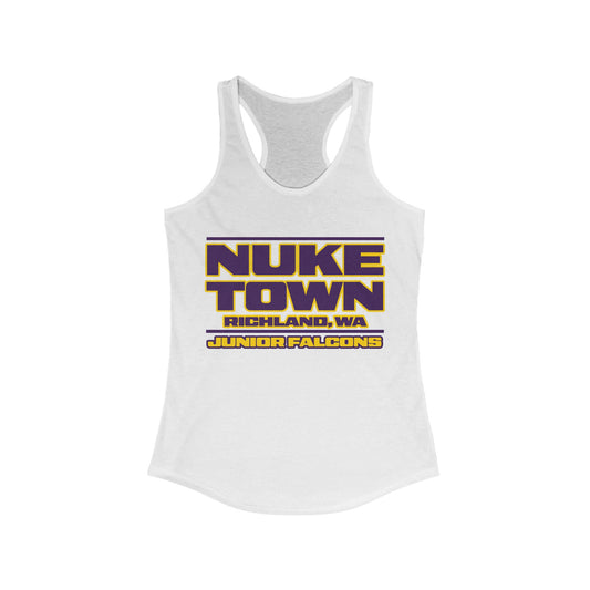 Nuke Town Women's Racerback Tank - Junior Falcons Spirit Wear