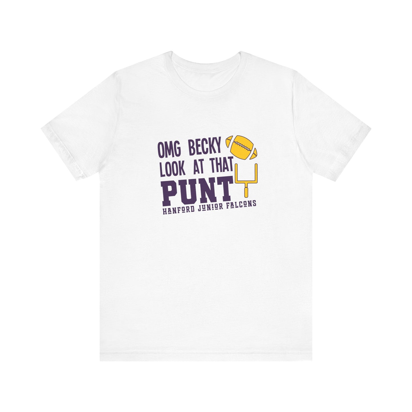 Football - Adult T-Shirt - OMG Beck Look at that punt