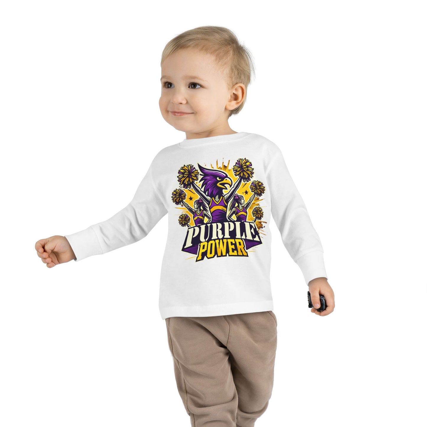 Cheer - Toddler Long Sleeve - Purple Power