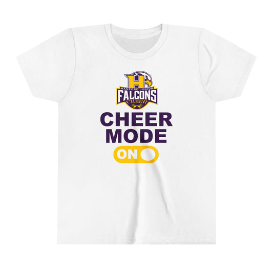 Cheer - Youth T-Shirt - Cheer Mode On