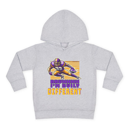 Football - Toddler Sweatshirt - Bruhhh I'm Built Different