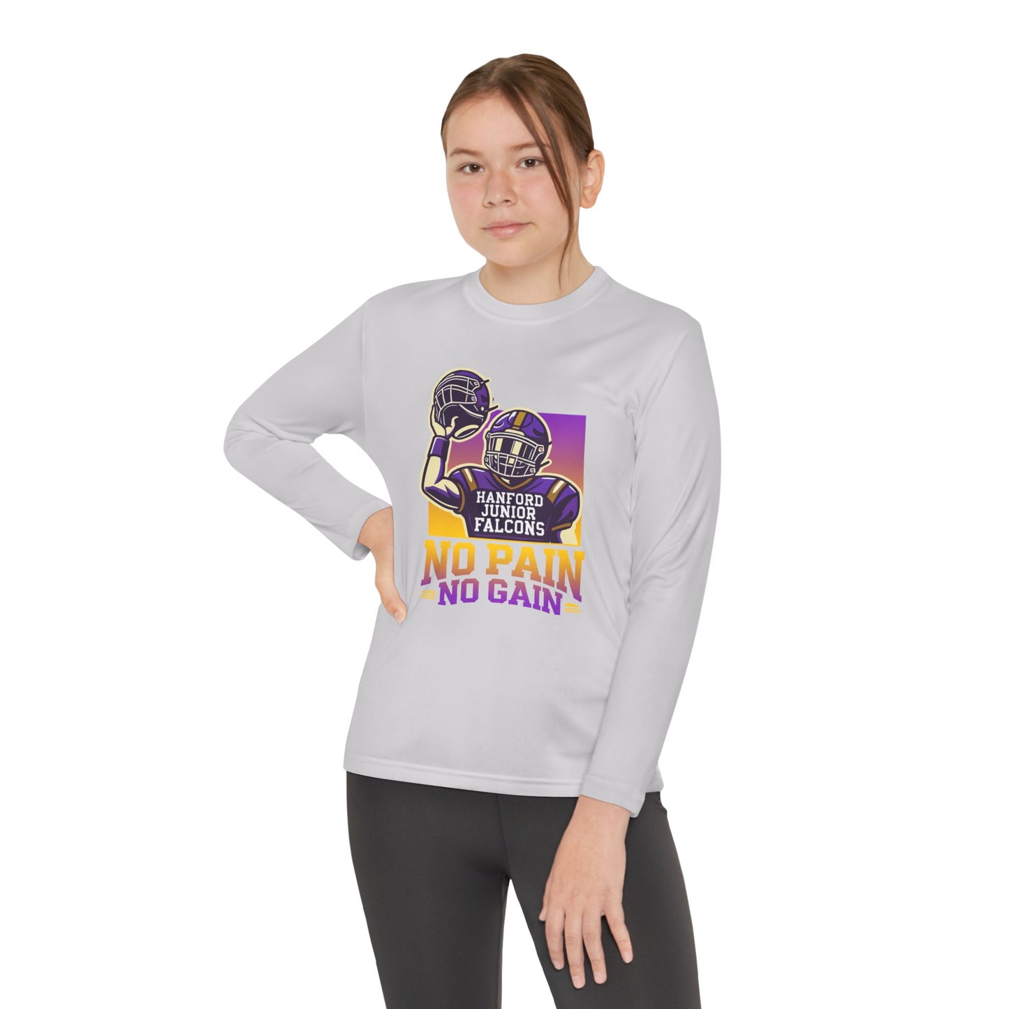 Football - Youth Long Sleeve - No Pain No Gain