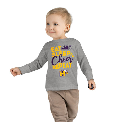 Cheer - Toddler Long Sleeve - Eat Sleep Cheer Repeat