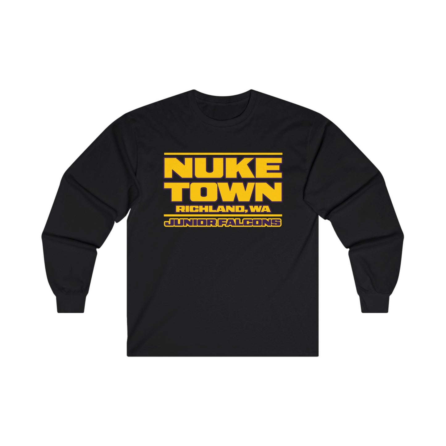 Nuke Town Junior Falcons Unisex Long Sleeve Tee - Perfect for Sports Fans