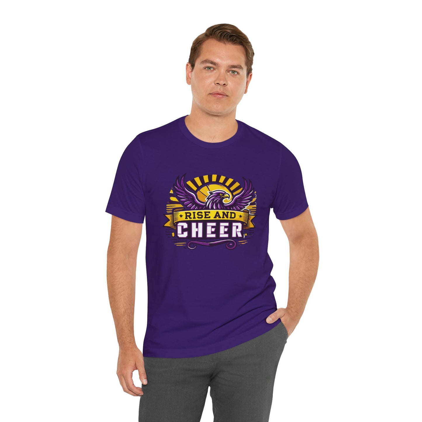 Cheer - Adult T-Shirt - Rise and Cheer